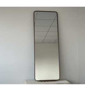 Aluminium Mirror Silver Stand Bathroom Rectangle Large Mirror Aluminum Frame for Bedroom