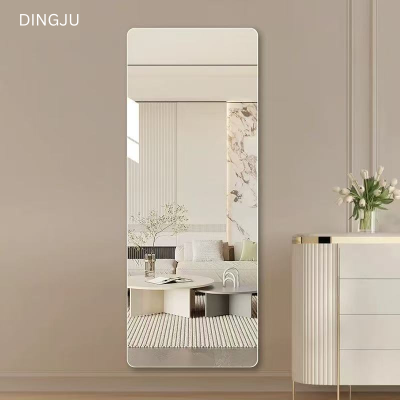 Factory Customizable Luxury Full- Length Vanity Wall Mirror Rectangle For Hotels