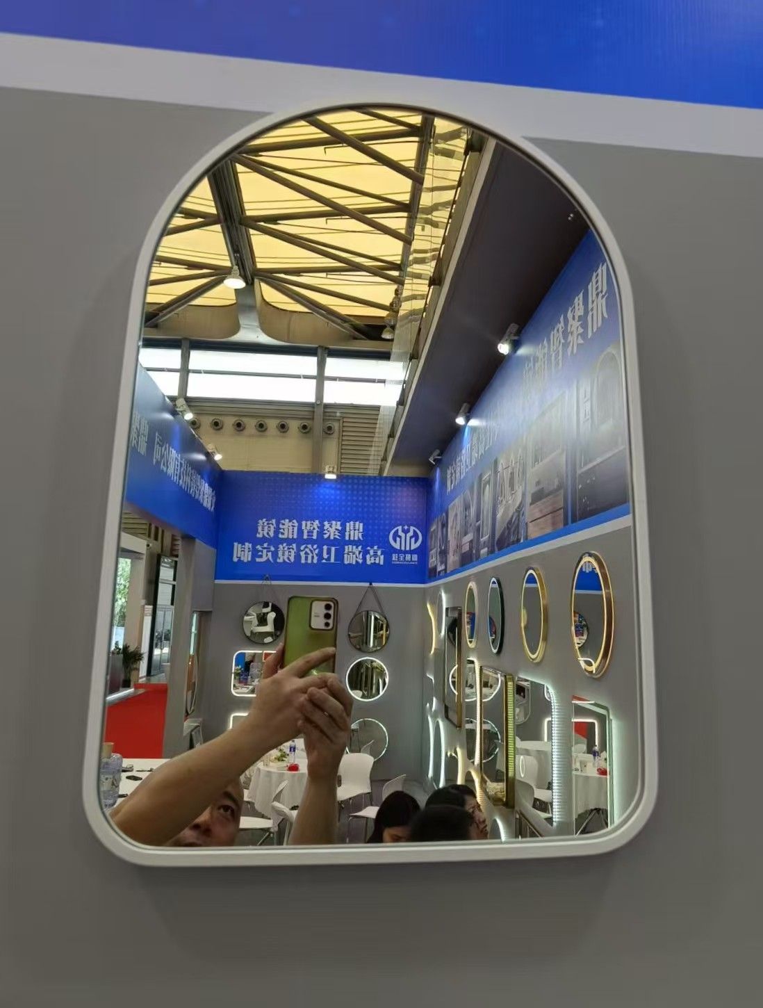Modern Simple Multi Color Aluminium Framed Walll Mirror for Bathing Room Living Room Hotel - Glass Materials