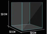 Factory Wholesale Custom 50cm Curved Low Iron Aquarium Glass Fish Tank