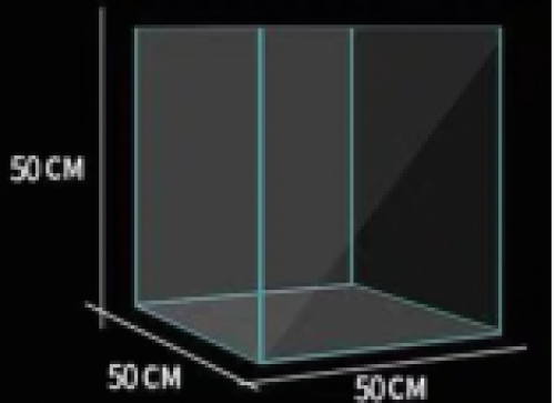 Factory Wholesale Custom 50cm Curved Low Iron Aquarium Glass Fish Tank