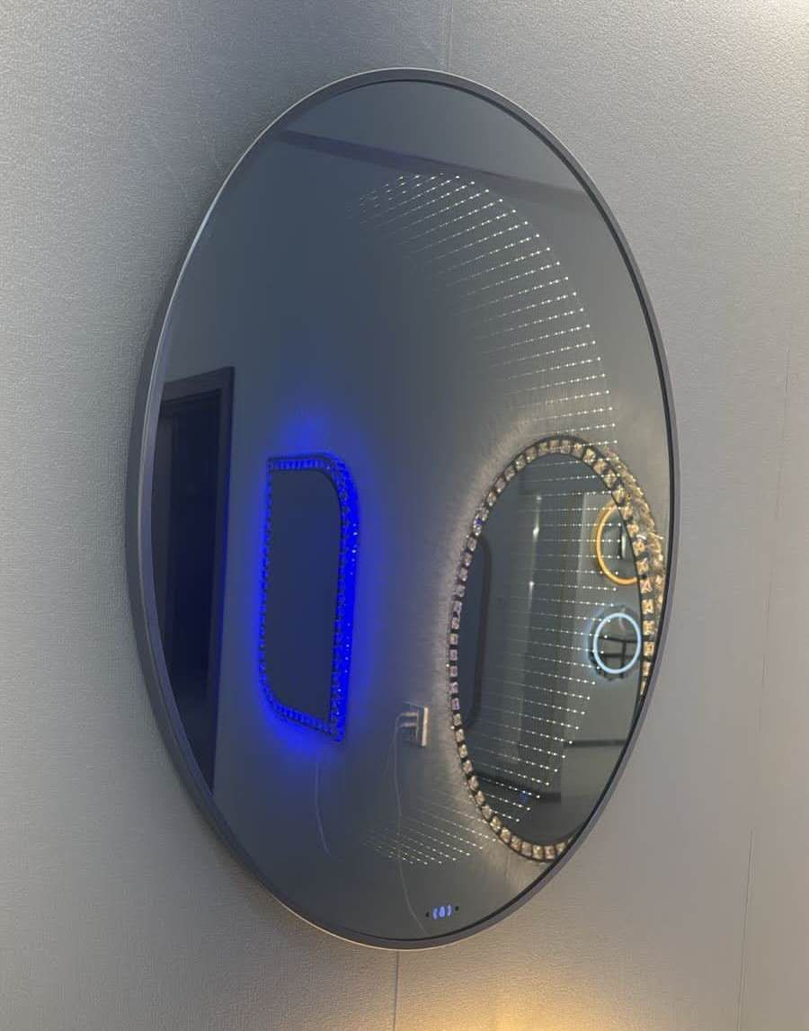 Creative Design of Bathroom Mirror  Makeup Mirror and  Decoration Intelligent  Turnel Mirror