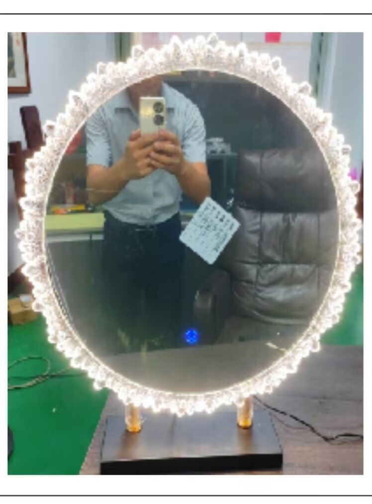 New Icebarg round Illuminated smart mirror lighted led mirror makeup