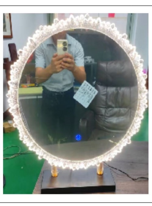 New Icebarg round Illuminated smart mirror lighted led mirror makeup